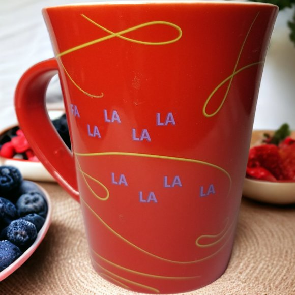 Starbucks Red Christmas Coffee Cup/Mug Green Siren Logo 2020 Holiday Fa La La - Picture 5 of 12